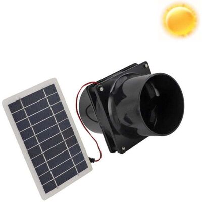 DPZO Ventilatore Di Scarico Solare Da 10 W, Ventilatore Di Estrazione Dell'aria, Ventilatore A Energia Solare Per Stalla, Pollaio, Camper, Serra DPZO Ventilatore Di Scarico Solare Da 10 W, Ventilatore Di Estrazione Dell'aria, Ventilatore A Energia Solare Per Stalla, Pollaio, Camper, Serra
