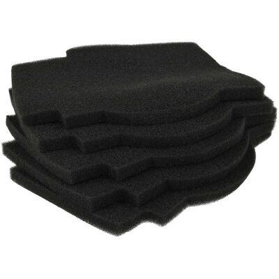 VHBW 5x Filtro Dell'aria Sostituisce Lunos 39721 Per Ventola, Dispositivo Di Ventilazione - Nero - VHBW 5x Filtro Dell'aria Sostituisce Lunos 39721 Per Ventola, Dispositivo Di Ventilazione - Nero -