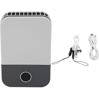 OEM Mini Ventilatore Portatile Da Collo Con Cavo Regolabile, Ricaricabile Tramite Usb, Silenzioso, 3 Velocità, Colore Nero. OEM Mini Ventilatore Portatile Da Collo Con Cavo Regolabile, Ricaricabile Tramite Usb, Silenzioso, 3 Velocità, Colore Nero.