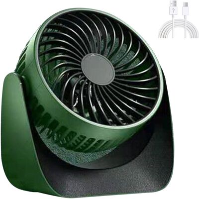 OEM Ventilatore Da Tavolo Portatile E Silenzioso, Ricaricabile Tramite Usb, Con Rotazione A 360° E 3 Velocità, Ideale Per Camera Da Letto, Ufficio E Campeggio All'aperto. OEM Ventilatore Da Tavolo Portatile E Silenzioso, Ricaricabile Tramite Usb, Con Rotazione A 360° E 3 Velocità, Ideale Per Camera Da Letto, Ufficio E Campeggio All'aperto.