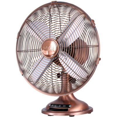CFG Ventilatore Da Appoggio Color Rame Ø30cm Vintage CFG Ventilatore Da Appoggio Color Rame Ø30cm Vintage