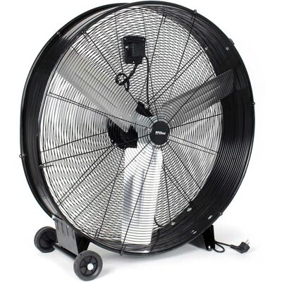 WILTEC - Ventilatore Industriale 90 Cm 360 W Ventilatore A Tamburo Da Pavimento Portatile Con Cavo E 3 Velocità WILTEC - Ventilatore Industriale 90 Cm 360 W Ventilatore A Tamburo Da Pavimento Portatile Con Cavo E 3 Velocità
