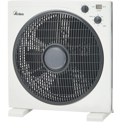 Ardes Ventilatore Da Tavolo Bianco 5b29 - Box Fan 30cm 50w - Ardes Ventilatore Da Tavolo Bianco 5b29 - Box Fan 30cm 50w -