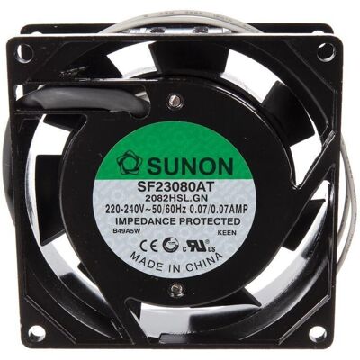 Ventilatore Sunon Velleman - 230 Vac Manicotto - 80 x 80 x 25 mm Ventilatore Sunon Velleman - 230 Vac Manicotto - 80 x 80 x 25 mm