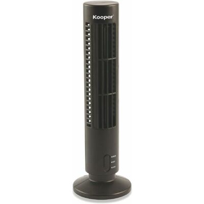 KOOPER Ventilatore Torretta Usb Nero Per Scrivania Da Tavolo 10xh33 Cm KOOPER Ventilatore Torretta Usb Nero Per Scrivania Da Tavolo 10xh33 Cm