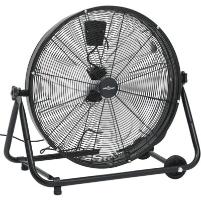 VIDAXL Ventilatore A Tamburo Industriale 60 Cm 172,5 W Nero VIDAXL Ventilatore A Tamburo Industriale 60 Cm 172,5 W Nero