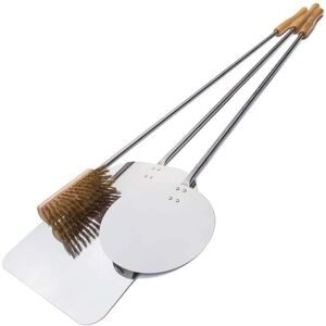 ARTIGIANFERRO Pala Per Pizza In Alluminio 'made In Italy' Per Forno A Legna E Pizzeria -tonda Ø 18 X H 78 Cm Forata ARTIGIANFERRO Pala Per Pizza In Alluminio 'made In Italy' Per Forno A Legna E Pizzeria -tonda Ø 18 X H 78 Cm Forata