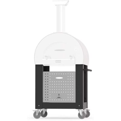 ALFA Base Per Forno A Legna Per Pizza Da Esterno 5 Minuti Con Ruote Forni - Colore: Black ALFA Base Per Forno A Legna Per Pizza Da Esterno 5 Minuti Con Ruote Forni - Colore: Black