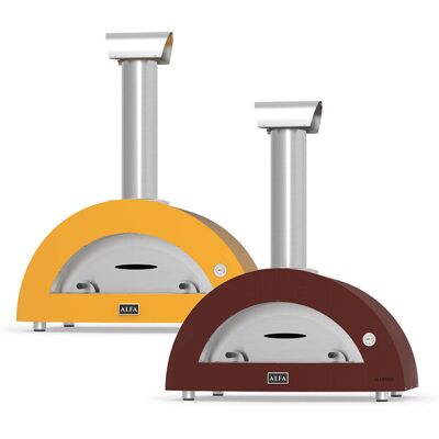 ALFA Forno A Legna Per Pizza Da Esterno Allegro Giallo Rosso Top Forni - Colore: Giallo ALFA Forno A Legna Per Pizza Da Esterno Allegro Giallo Rosso Top Forni - Colore: Giallo