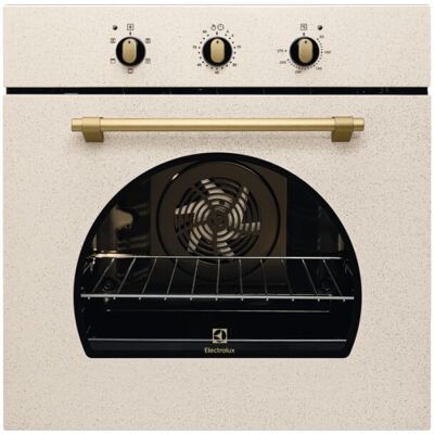 Electrolux Fr 53 S Forno Da Incasso Multifunzione Elettrico Ventilato Serie 300 Classe Energetica A Colore Sabbia, Avena Electrolux Fr 53 S Forno Da Incasso Multifunzione Elettrico Ventilato Serie 300 Classe Energetica A Colore Sabbia, Avena