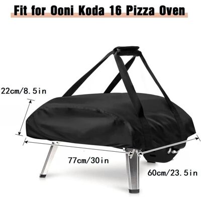 OEM Telo Protettivo Per Forno Per Pizza Ooni Koda 16 – 77 X 60 X 22 Cm, Tessuto Oxford 420d Impermeabile E Resistente Agli Agenti Atmosferici, Nero OEM Telo Protettivo Per Forno Per Pizza Ooni Koda 16 – 77 X 60 X 22 Cm, Tessuto Oxford 420d Impermeabile E Resistente Agli Agenti Atmosferici, Nero