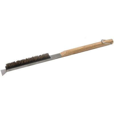 OEM Spazzola Per La Pulizia Del Forno Per Pizza Palmyra Con Raschietto, Manico In Legno, Kit Di Accessori Da Cucina Portatili Per Barbecue OEM Spazzola Per La Pulizia Del Forno Per Pizza Palmyra Con Raschietto, Manico In Legno, Kit Di Accessori Da Cucina Portatili Per Barbecue