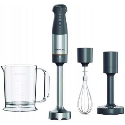 Kenwood Triblade Xl+ Frullatore Ad Immersione, Mixer, Asta In Acciaio Removibile, Dotato Di Frusta A Filo, Schiacciaverdure E Bicchiere Graduato Con Manico Da 0,75l, Potenza 1000watt,grigio - Kenwood Triblade Xl+ Frullatore Ad Immersione, Mixer, Asta In Acciaio Removibile, Dotato Di Frusta A Filo, Schiacciaverdure E Bicchiere Graduato Con Manico Da 0,75l, Potenza 1000watt,grigio -
