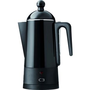 INCONNU Caffettiera Design Acciaio Nero 6kp INCONNU Caffettiera Design Acciaio Nero 6kp
