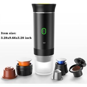 OEM Macchina Per Caffè Espresso Elettrica Portatile, 3 In 1, Per Capsule E Caffè Macinato, Compatibile Con Le Capsule Nespresso Original. OEM Macchina Per Caffè Espresso Elettrica Portatile, 3 In 1, Per Capsule E Caffè Macinato, Compatibile Con Le Capsule Nespresso Original.