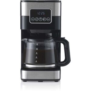 Trebs 24100 - Macchina Da Caffè Con Filtro Per 12 Tazze Con Capacità Di 1,5 L, Programmabile, Spegnimento Automatico, Antigoccia, Display A Led, Design In Acciaio Inox, Colore: Nero - Trebs 24100 - Macchina Da Caffè Con Filtro Per 12 Tazze Con Capacità Di 1,5 L, Programmabile, Spegnimento Automatico, Antigoccia, Display A Led, Design In Acciaio Inox, Colore: Nero -