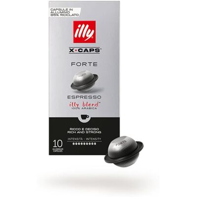 Illy Caffe' Capsule X-caps Forte 10pz Illy Caffe' Capsule X-caps Forte 10pz