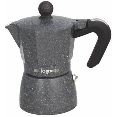 TOGNANA Caffettiera Mythos 2 Tazze Grigio Marmorizzato TOGNANA Caffettiera Mythos 2 Tazze Grigio Marmorizzato