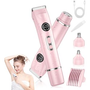 MINICLOSS Tagliabikini Elettrico 4-in-1 Per Donna – Rasoio Indolore Con Doppia Testina, Tagliacorpo E Viso, Impermeabile Ipx7, Utilizzo Umido E Asciutto MINICLOSS Tagliabikini Elettrico 4-in-1 Per Donna – Rasoio Indolore Con Doppia Testina, Tagliacorpo E Viso, Impermeabile Ipx7, Utilizzo Umido E Asciutto