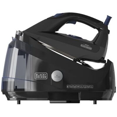 Black & Decker Bxss2600e Centro Stirante Con Caldaia 2600w 7 Bar Vapore 130 G-min Serbatoio 1.5l Antimicrobico Eco Colore Nero Black & Decker Bxss2600e Centro Stirante Con Caldaia 2600w 7 Bar Vapore 130 G-min Serbatoio 1.5l Antimicrobico Eco Colore Nero