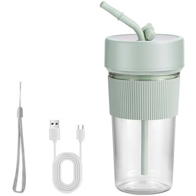 OEM Spremiagrumi Elettrico Portatile Di Piccole Dimensioni Con Cannuccia, Frullatore Di Frutta Ricaricabile, Mini Spremiagrumi Per Interni/esterni (verde) OEM Spremiagrumi Elettrico Portatile Di Piccole Dimensioni Con Cannuccia, Frullatore Di Frutta Ricaricabile, Mini Spremiagrumi Per Interni/esterni (verde)