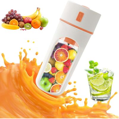 OEM Spremiagrumi Elettrico Portatile Ricaricabile Tramite Usb, Mini Bicchiere Per Succo D'Arancia E Limone Da 480 Ml, Batteria Da 1200 Mah, Facile Da Pulire (arancione). OEM Spremiagrumi Elettrico Portatile Ricaricabile Tramite Usb, Mini Bicchiere Per Succo D'Arancia E Limone Da 480 Ml, Batteria Da 1200 Mah, Facile Da Pulire (arancione).
