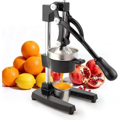OEM Spremiagrumi Manuale In Ghisa, Spremiagrumi Professionale Per Limoni, Ideale Per Estrarre Il Succo Da Limoni, Arance E Pompelmi. Facile Da Pulire. (nero, Bicchiere Non Incluso) OEM Spremiagrumi Manuale In Ghisa, Spremiagrumi Professionale Per Limoni, Ideale Per Estrarre Il Succo Da Limoni, Arance E Pompelmi. Facile Da Pulire. (nero, Bicchiere Non Incluso)