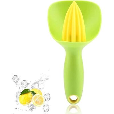 DPZO Spremiagrumi Con Filtro Per Semi, Mini Spremiagrumi Ergonomico Per Limoni, Arance E Altri Frutti DPZO Spremiagrumi Con Filtro Per Semi, Mini Spremiagrumi Ergonomico Per Limoni, Arance E Altri Frutti