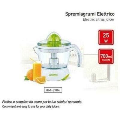 TRADE SHOP TRAESIO - Spremiagrumi Elettrico 25 Watt 700 Ml Per Spremute Con Doppio Senso Di Rotazione - TRADE SHOP TRAESIO - Spremiagrumi Elettrico 25 Watt 700 Ml Per Spremute Con Doppio Senso Di Rotazione -