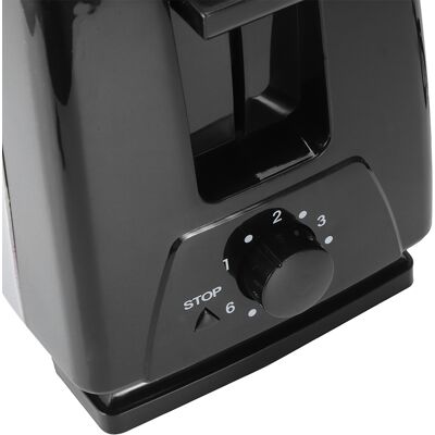 Infinite Tostapane A 2 Fette, 650-850 W, 6 Livelli Di Doratura, In Abs Nero E Acciaio Inossidabile - Elettrodomestico Compatto Per Cucine Di Piccole Dimensioni Infinite Tostapane A 2 Fette, 650-850 W, 6 Livelli Di Doratura, In Abs Nero E Acciaio Inossidabile - Elettrodomestico Compatto Per Cucine Di Piccole Dimensioni
