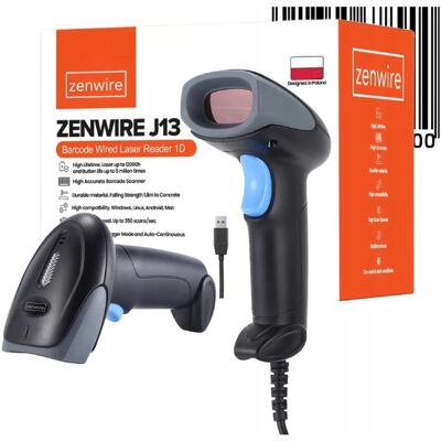 OEM Scanner Di Codici A Barre Fisso Laser Ean Usb Cablato 1d Zenwire J13 OEM Scanner Di Codici A Barre Fisso Laser Ean Usb Cablato 1d Zenwire J13