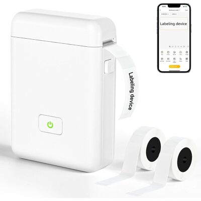 OEM Etichettatrice Bluetooth, Stampante Portatile Per Etichette Autoadesive, Stampante Termica Per Etichette Compatibile Con 2 Rotoli Di Etichette, Macchina Per Etichette, Compatibile Con Ios E Android OEM Etichettatrice Bluetooth, Stampante Portatile Per Etichette Autoadesive, Stampante Termica Per Etichette Compatibile Con 2 Rotoli Di Etichette, Macchina Per Etichette, Compatibile Con Ios E Android