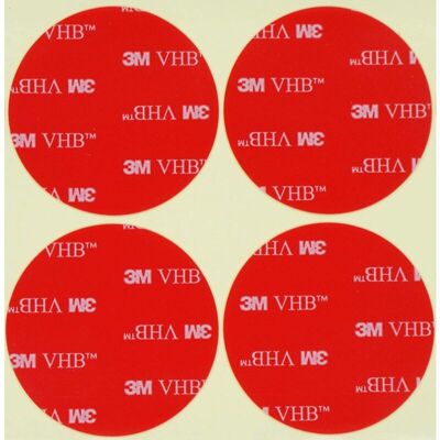 3M Biadesivo A Cerchio Vhb A Schiuma Acrilica 5952 - 38/58mm Misura - 10 Cerchi Da 38mm (3,8cm) 3M Biadesivo A Cerchio Vhb A Schiuma Acrilica 5952 - 38/58mm Misura - 10 Cerchi Da 38mm (3,8cm)