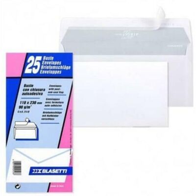 BLASETTI 0548 Busta Bianco 25 Pz BLASETTI 0548 Busta Bianco 25 Pz