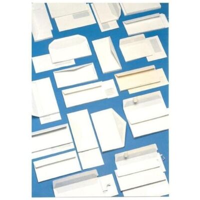 BLASETTI Gommato 80 Busta Bianco 500 Pz BLASETTI Gommato 80 Busta Bianco 500 Pz