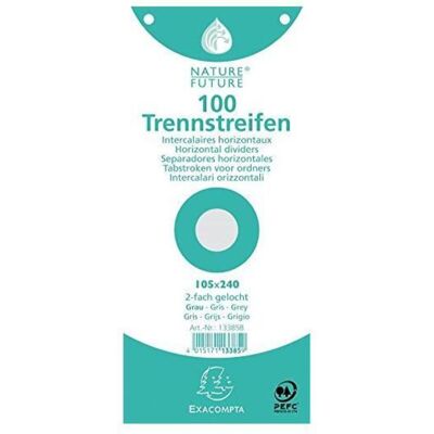 EXACOMPTA 13385b Scheda Per Indice Grigio 100 Pz EXACOMPTA 13385b Scheda Per Indice Grigio 100 Pz