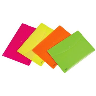 Favorit 400116127 Cartella Polipropilene (pp) Fucsia, Verde, Arancione, Giallo A4 Favorit 400116127 Cartella Polipropilene (pp) Fucsia, Verde, Arancione, Giallo A4