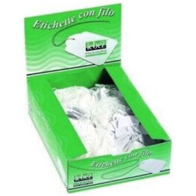 LEBEZ Etichette Non Adesive Bianche 500 Pezzi 2,8x43 Mm Modello A391 Per Pacchi LEBEZ Etichette Non Adesive Bianche 500 Pezzi 2,8x43 Mm Modello A391 Per Pacchi