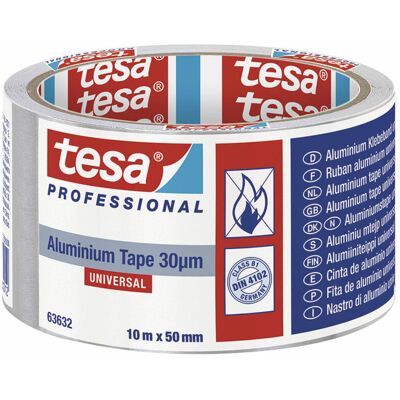 Tesa - Nastro Universale In Alluminio 50 Micron 10m X 50mm Con Protettore 63632 Tesa - Nastro Universale In Alluminio 50 Micron 10m X 50mm Con Protettore 63632