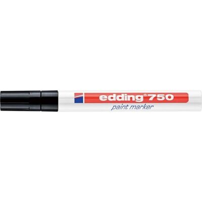 Edding 750 Pennarello Per Pittura Nero (4-750001) (4750001) - Edding 750 Pennarello Per Pittura Nero (4-750001) (4750001) -