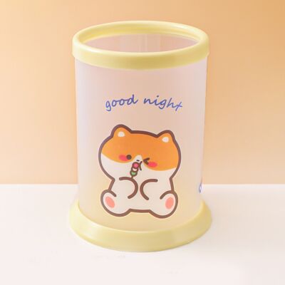 OEM Portapenne Rotondo Pieghevole In Pp Con Motivo Shiba Inu, Articoli Per Ufficio OEM Portapenne Rotondo Pieghevole In Pp Con Motivo Shiba Inu, Articoli Per Ufficio
