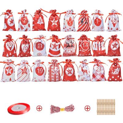 OEM 24 Sacchetti Per Calendario Dell'avvento, Sacchetti Per Calendario Dell'avvento, Sacchetti Per Calendario Dell'avvento Riempibili, Sacchetti Per Calendario A Sorpresa Per Natale, Con Clip In Legno E S OEM 24 Sacchetti Per Calendario Dell'avvento, Sacchetti Per Calendario Dell'avvento, Sacchetti Per Calendario Dell'avvento Riempibili, Sacchetti Per Calendario A Sorpresa Per Natale, Con Clip In Legno E S