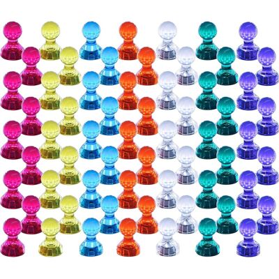 TREETALK Puntine Magnetiche, Confezione Da 60, Colori Assortiti, Magneti Potenti, Ideali Per Lavagne, Frigoriferi, Mappe E Calendari, Magenesis TREETALK Puntine Magnetiche, Confezione Da 60, Colori Assortiti, Magneti Potenti, Ideali Per Lavagne, Frigoriferi, Mappe E Calendari, Magenesis