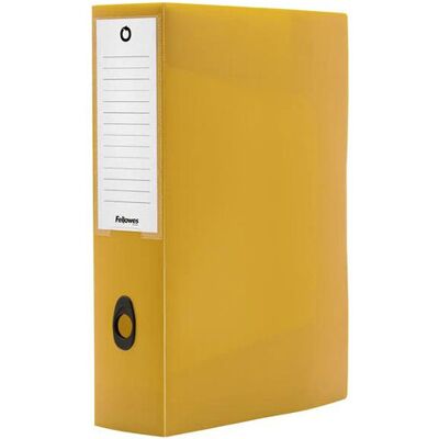 Fellowes Scatola Progetto Holos Dorso 8 Cm Formato A4 In Polipropilene Riciclato Giallo Fellowes Scatola Progetto Holos Dorso 8 Cm Formato A4 In Polipropilene Riciclato Giallo