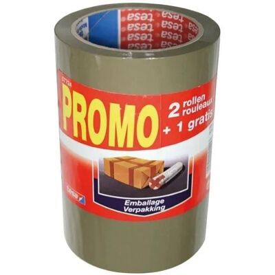 Tesa 4042448273932 Nastro Adesivo Marrone 3 Rotoli Tesa 4042448273932 Nastro Adesivo Marrone 3 Rotoli