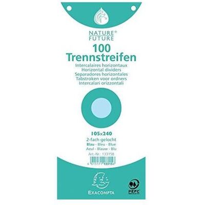 EXACOMPTA 13315b Scheda Per Indice Blu 100 Pz EXACOMPTA 13315b Scheda Per Indice Blu 100 Pz