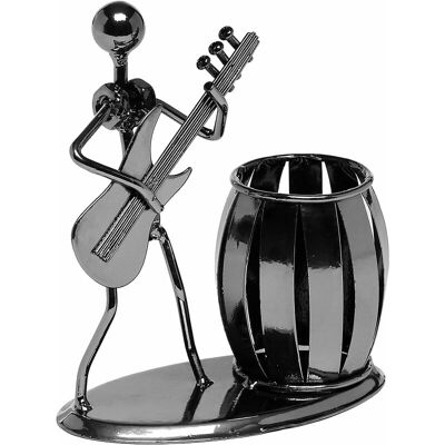 DPZO Portapenne A Forma Di Chitarra, Accessorio Da Scrivania Creativo, Versatile Portapenne In Metallo: Ideale Come Regalo, Per Bambini, Studenti E Per La Cancelleria. DPZO Portapenne A Forma Di Chitarra, Accessorio Da Scrivania Creativo, Versatile Portapenne In Metallo: Ideale Come Regalo, Per Bambini, Studenti E Per La Cancelleria.