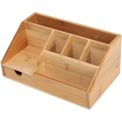 ENLENK Organizzatore Da Scrivania In Legno/bambù - Portapenne E Scatola Per Matite Per La Scuola, La Casa E L'Ufficio ENLENK Organizzatore Da Scrivania In Legno/bambù - Portapenne E Scatola Per Matite Per La Scuola, La Casa E L'Ufficio