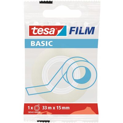 Tesa Nastro Adesivo Scolastico Basic Per Uso Ufficio 33 M X 15 Mm Tesa Nastro Adesivo Scolastico Basic Per Uso Ufficio 33 M X 15 Mm