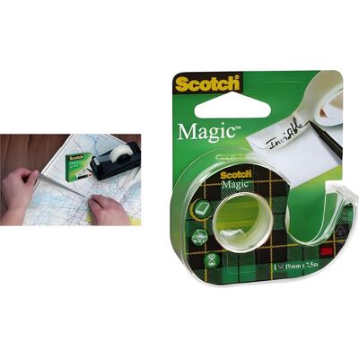 3M Nastro Adesivo Magico Scotch Invisibile 19 Mm 7 5 M 3M Nastro Adesivo Magico Scotch Invisibile 19 Mm 7 5 M